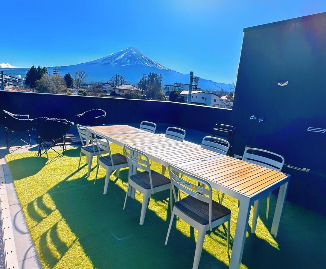 ヴィラ山間堂 Terrace Villa Bbq Bonfire Fuji View Annovillas Fujikawaguchiko Exteriör bild