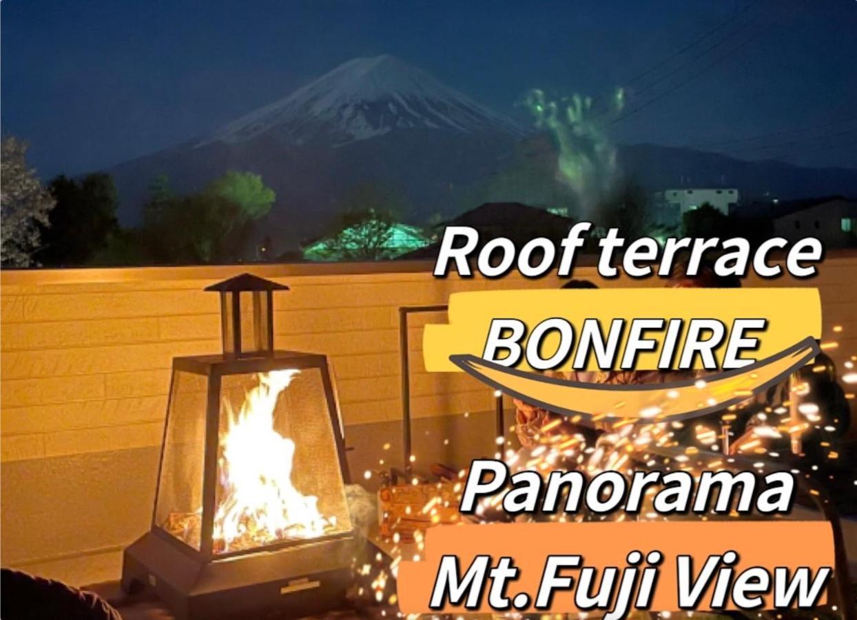 ヴィラ山間堂 Terrace Villa Bbq Bonfire Fuji View Annovillas Fujikawaguchiko Exteriör bild