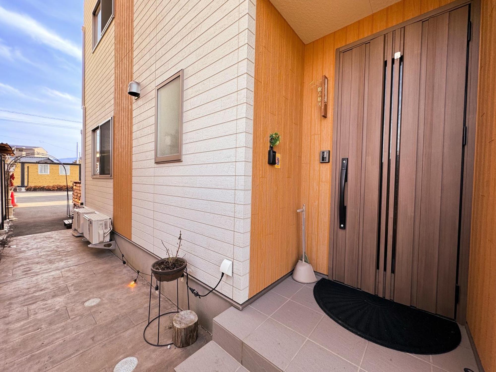 ヴィラ山間堂 Terrace Villa Bbq Bonfire Fuji View Annovillas Fujikawaguchiko Exteriör bild