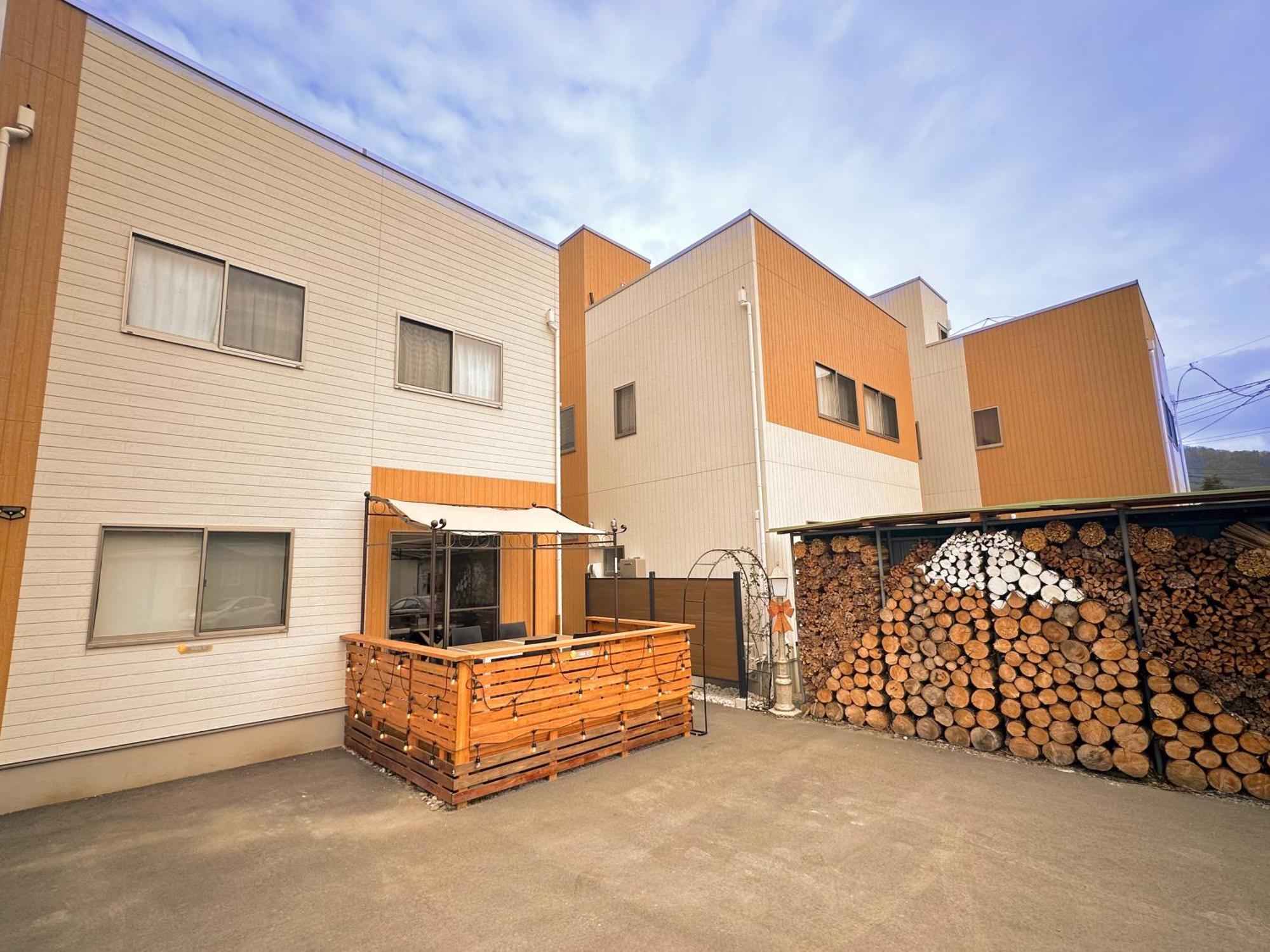 ヴィラ山間堂 Terrace Villa Bbq Bonfire Fuji View Annovillas Fujikawaguchiko Exteriör bild